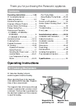 Preview for 3 page of Panasonic KY-B615AB Operating & Installation Instructions Manual