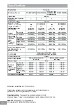 Предварительный просмотр 56 страницы Panasonic KY-B617AB Operating & Installation Instructions Manual