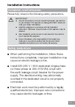 Preview for 41 page of Panasonic KY-B626SL Operating & Installation Instructions Manual