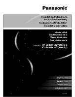 Preview for 1 page of Panasonic KY-B64BG Installation Instructions Manual