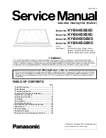 Preview for 1 page of Panasonic KY-B64BGBXD Service Manual