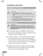 Preview for 38 page of Panasonic KY-B64CA Operating And Installation Instructions