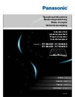 Preview for 1 page of Panasonic KY-B84BX Operating Instructions Manual