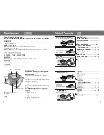 Предварительный просмотр 2 страницы Panasonic KY-C227C Operating Instructions Manual