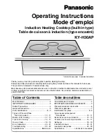 Panasonic KY-H30AP Operating Instructions Manual preview