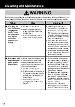 Preview for 14 page of Panasonic KY-R645RLJPQ Operating And Installation Instructions