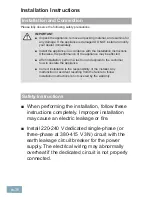 Preview for 40 page of Panasonic KY-T935XL Operating & Installation Instructions Manual