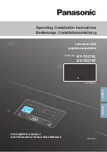 Preview for 1 page of Panasonic KY-T937VL Operating & Installation Instructions Manual