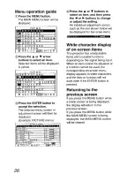 Preview for 27 page of Panasonic L711U - XGA LCD Projector Operating Instructions Manual