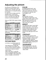 Preview for 31 page of Panasonic L711U - XGA LCD Projector Operating Instructions Manual