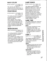 Preview for 38 page of Panasonic L711U - XGA LCD Projector Operating Instructions Manual