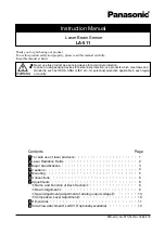 Preview for 1 page of Panasonic LA-511 Instruction Manual