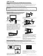 Предварительный просмотр 1 страницы Panasonic LA1000 - TY - Projection TV Replacement Lamp Replacement Instructions