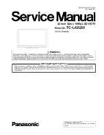 Panasonic LA14 Service Manual preview