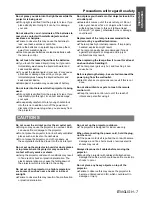 Preview for 7 page of Panasonic LB75U - XGA LCD Projector Operating Instructions Manual