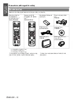 Preview for 10 page of Panasonic LB75U - XGA LCD Projector Operating Instructions Manual