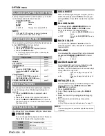 Preview for 36 page of Panasonic LB75U - XGA LCD Projector Operating Instructions Manual