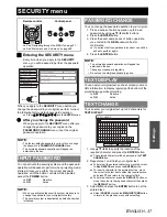 Preview for 37 page of Panasonic LB75U - XGA LCD Projector Operating Instructions Manual