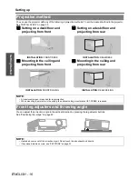 Preview for 16 page of Panasonic LB80U - XGA LCD Projector Operating Instructions Manual