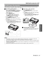 Preview for 19 page of Panasonic LB80U - XGA LCD Projector Operating Instructions Manual