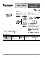 Preview for 10 page of Panasonic LC2H preset Specifications