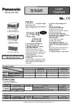 Panasonic LC2H Series Manual preview