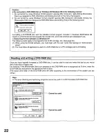 Предварительный просмотр 22 страницы Panasonic LF-D102U Operating Instructions Manual