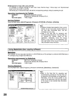 Предварительный просмотр 30 страницы Panasonic LF-D102U Operating Instructions Manual