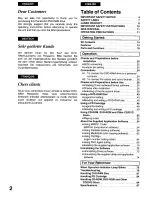 Preview for 2 page of Panasonic LF-D103E User Manual