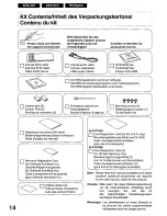 Preview for 14 page of Panasonic LF-D103E User Manual