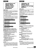 Preview for 69 page of Panasonic LF-D201 Operating Instructions Manual