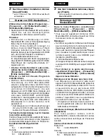 Preview for 101 page of Panasonic LF-D321U Operating Instructions Manual