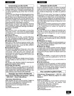 Preview for 103 page of Panasonic LF-D521 Operating Instructions Manual