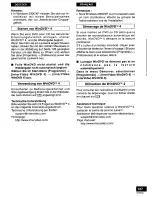 Preview for 127 page of Panasonic LF-D521 Operating Instructions Manual