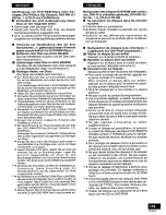 Preview for 149 page of Panasonic LF-D521 Operating Instructions Manual