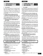 Preview for 99 page of Panasonic LF-M621E Operating Instructions Manual