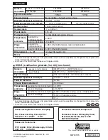 Preview for 160 page of Panasonic LF-M621E Operating Instructions Manual