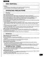 Preview for 11 page of Panasonic LFD521U - DISK DRIVE Operating Instructions Manual