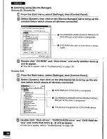 Preview for 56 page of Panasonic LFD521U - DISK DRIVE Operating Instructions Manual