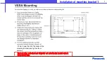 Предварительный просмотр 7 страницы Panasonic LFV70 Series Construction Manual