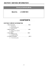 Preview for 9 page of Panasonic LH-32RM1MX Service Manual