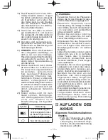 Preview for 11 page of Panasonic Li-ion EY0L82 Operating Instructions Manual