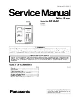 Preview for 1 page of Panasonic Li-ion EY0L82 Service Manual