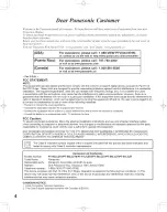 Preview for 4 page of Panasonic LIFI PT-50LCZ7 Operating Instructions Manual