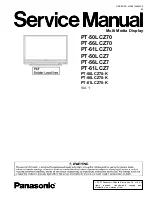 Panasonic LIFI PT-50LCZ7 Service Manual предпросмотр