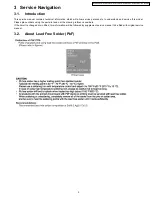 Preview for 5 page of Panasonic LIFI PT-50LCZ7 Service Manual