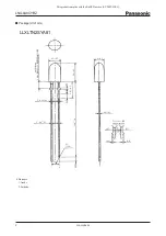 Preview for 2 page of Panasonic Light Emitting Diodes LNG0A8CYBZ Specifications