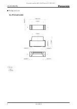 Preview for 2 page of Panasonic Light Emitting Diodes LNJ253W82RA Specifications