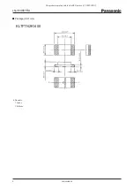 Preview for 2 page of Panasonic Light Emitting Diodes LNJ414K8YRA Specifications