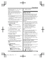 Предварительный просмотр 49 страницы Panasonic Link2Cell KX-TG4263SK Operating Instructions Manual